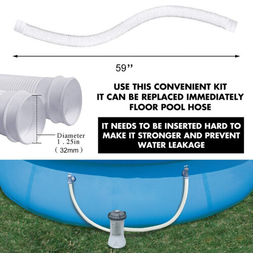 Swimming Pool Replacement Hose and Clamp Pool 1