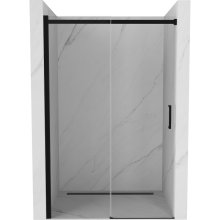 Mexen Omega posúvacie sprchové dvere 150 cm, transparentnéné, čierna - 825-150-000-70-00