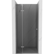 Mexen Roma ușa de duș cu balamale 80 cm, Grafit, Crom - 854-080-000-01-40