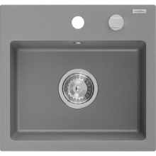 Mexen Milo chiuvetă de granit cu 1 compartiment 435 x 410 mm, Gri - 6505441000-71