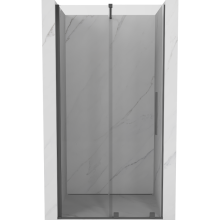 Mexen Velar ușă de duș culisantă 120 cm, transparent, gun gray cu aspect periat - 871-120-000-01-66