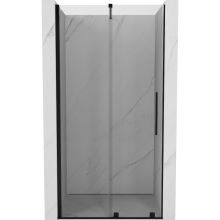 Mexen Velar drzwi prysznicowe rozsuwane 120 cm, transparent, czarne - 871-120-000-01-70