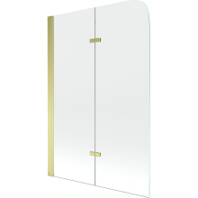 Mexen Felix paravan cadă 2-aripi80 x 140 cm, transparent, Aurie - 890-080-002-50-00