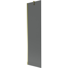 Mexen Next paravan cadă 1-aripă 50 x 150 cm, grafit, Auriu - 895-050-000-00-40-50