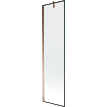 Mexen Next paravan cadă 1-aripă 50 x 150 cm, Model negru, Roz-Auriu - 895-050-000-00-70-60