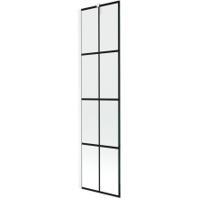 Mexen Next paravan cadă 1-aripă 50 x 150 cm, Model negru, Albă - 895-050-000-00-77-20