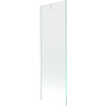 Mexen Next paravan cadă 1-aripă 60 x 150 cm, Transparent, Albă - 895-060-000-00-00-20