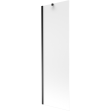 Mexen Next paravan cadă 1-aripă 60 x 150 cm, Înghețat, Neagră - 895-060-000-00-30-70