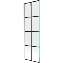 Mexen Next paravan cadă 1-aripă 60 x 150 cm, Model negru, Crom - 895-060-000-00-77-01