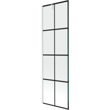 Mexen Next paravan cadă 1-aripă 60 x 150 cm, Model negru, Albă - 895-060-000-00-77-20