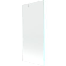 Mexen Next paravan cadă 1-aripă 80 x 150 cm, Transparent, Albă - 895-080-000-00-00-20