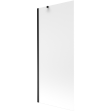 Mexen Next paravan cadă 1-aripă 80 x 150 cm, Înghețat, Neagră - 895-080-000-00-30-70