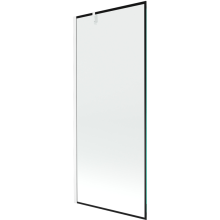 Mexen Next paravan de baie cu 1 canat 80 x 150 cm, model negru, alb - 895-080-000-00-70-20