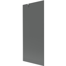 Mexen Next 1 szárnyas kádparaván 80 x 150 cm, Sötétszürke, Fehér - 895-080-000-00-40-20