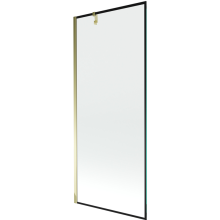 Mexen Next paravan cadă 1-aripă 80 x 150 cm, Model negru, Auriu - 895-080-000-00-70-50