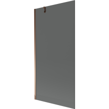 Mexen Next paravan cadă 1-aripă 90 x 150 cm, grafit, Roz-Auriu - 895-090-000-00-40-60
