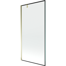Mexen Next paravan cadă 1-aripă 100 x 150 cm, Model negru, Auriu - 895-100-000-00-70-50