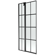 Mexen Flip paravan cadă 1-aripă 80 x 150 cm, Model negru, Neagră - 894-080-101-70-77