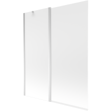 Mexen Flip paravan cadă 1-aripă 140 x 150 cm, Înghețat, Crom - 894-140-101-01-30