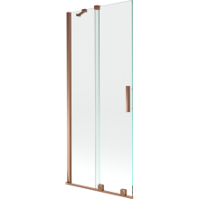 Mexen Velar paravan cadă 2-aripi culisant 80 x 150 cm, transparent, Roz-auriu - 896-080-000-01-60