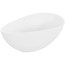 Mexen Parma volně stojící vana z konglomerátu 160 x 95 cm, matná bílá - 57231609500