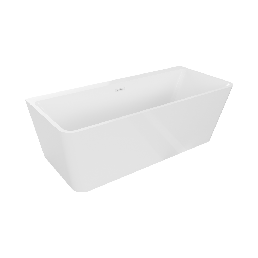 Mexen Volta Volně StojíCí NáStěNná Vana 150 X 75 Cm, BíLá, Odtok BíLý - 51131507500-20-image