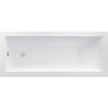 Mexen Cubik cadă dreptunghiulară 180 x 80 cm, alb - 55031808000