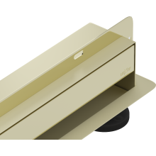 Mexen Flat Wall odpływ liniowy ścienny 2w1 80 cm, złoty - 1530080