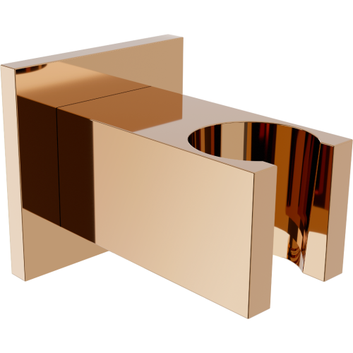 Mexen Cube Duschhalterung, Rosa Gold - 79350-60