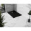 Mexen Stone+ cadață compozit rectangulară 100 x 90 cm, negru, masca aurie - 44709010-G 2