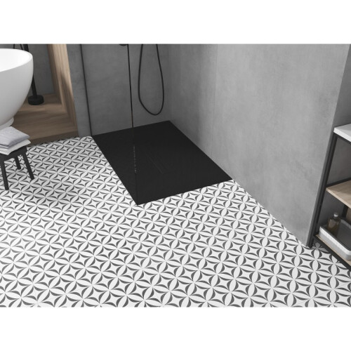Mexen Toro cadafa rectangular SMC 120 x 90 cm, negru, capac negru - 43709012-B 1