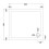 NES Home Slim 1000 x 900 Rectangular Stone Resin Shower Tray For Wetroom Enclosure 3