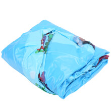 Innen- und Außenschwimmbad für Babys, runder aufblasbarer Wasserspielplatz für Kinder, blaue Farbe, 150 cm/59,1 Zoll