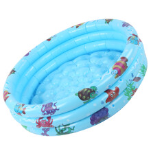 Innen- und Außenschwimmbecken für Babys, runder, aufblasbarer Wasserspiel-Pool für Kinder, blauer Wasserpool, 120 cm/47,2 Zoll