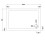 NES Home Slim 1100 x 700 Rectangular Stone Resin Shower Tray For Wetroom Enclosure 3
