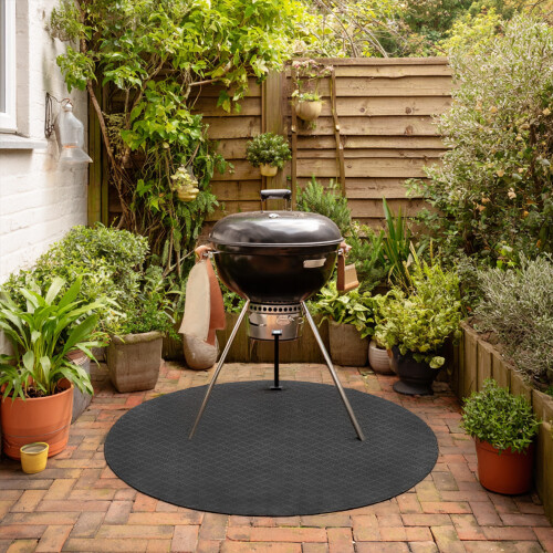 (100cm) Round BBQ Floor Protection Mat