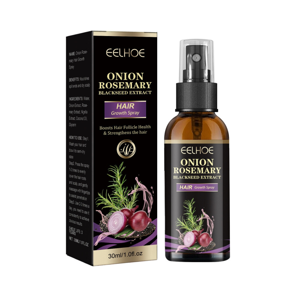 Onion Rosemary Dense Hair Spray, Deep Moisturizing Scalp Smoothing Hair Dense Hair Conditioner Spray