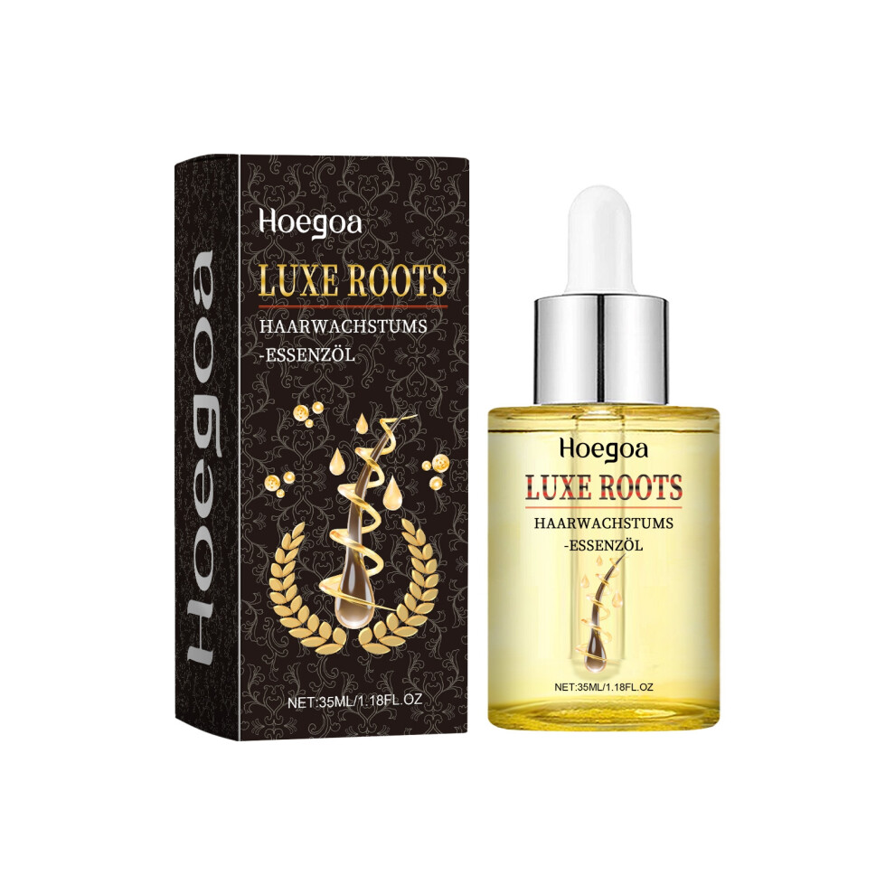 Nourishing Hair Growth Serum with Rosemary & Ginger Oil Strengthens Follicles, Promotes Thick, Voluminous Hair & Reduces Hair Loss
