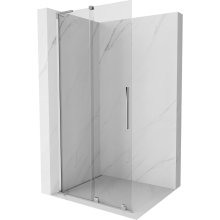 Mexen Velar L toló zuhanyfal Walk-in 90 x 200 cm, átlátszó 8 mm, króm - 871-090-003-03-01