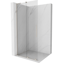 Mexen Velar L ścianka prysznicowa rozsuwana Walk-in 100 x 200 cm, transparent 8 mm, nikiel szczotkowany - 871-100-003-03-97
