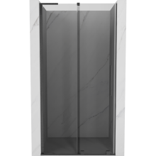 Mexen Velar L sprchové dvere posuvné 120 cm, grafit, gun gray brúsený - 871-120-003-41-66