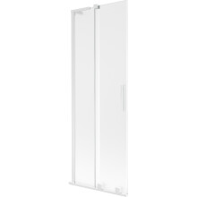 Mexen Velar L Wannenspritzschutz 2-flügelig verschiebbar 70 x 150 cm, matt, weiß - 896-070-003-31-20