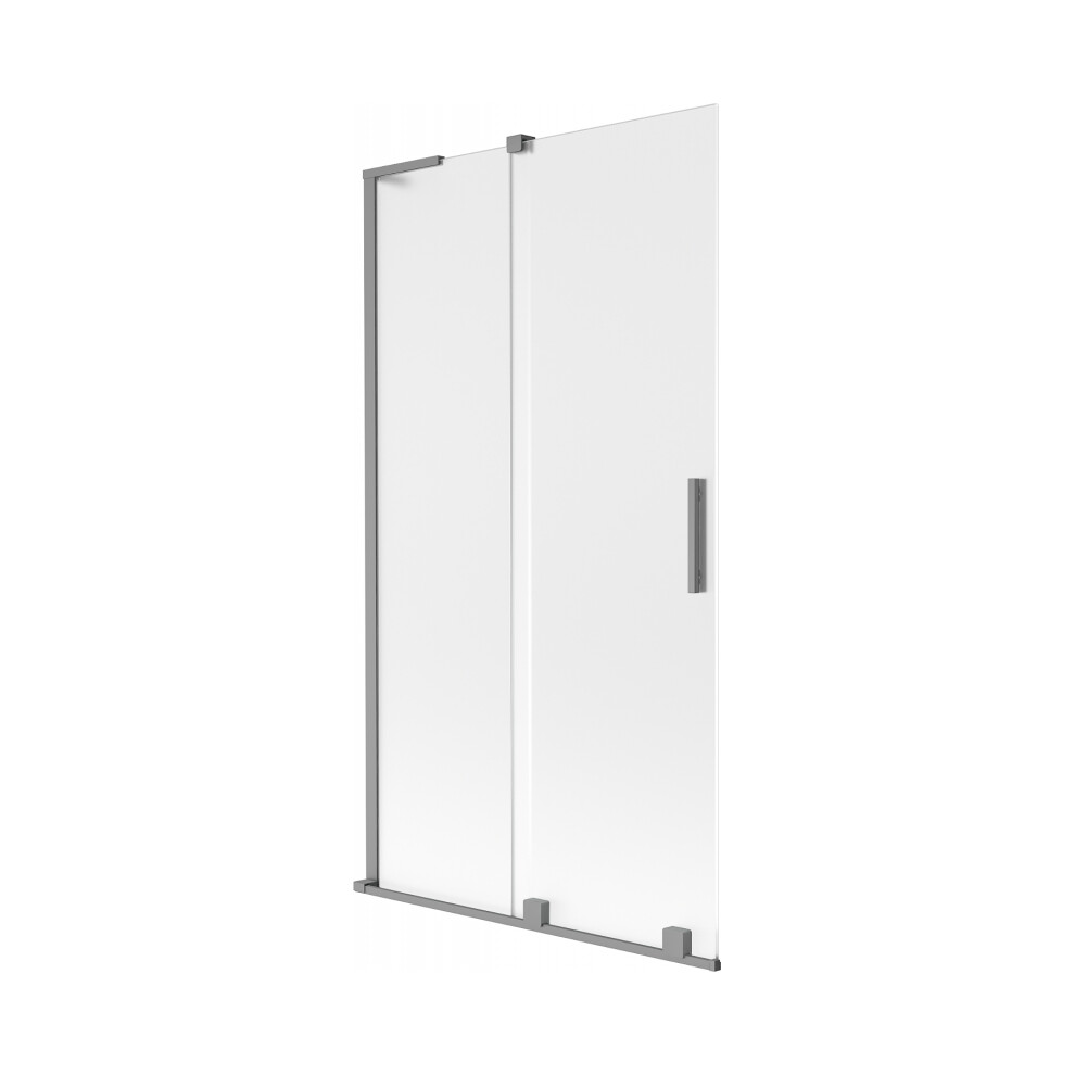 Mexen Velar L Paravan Vanový 2-KříDlý Posuvný 100 X 150 Cm, NáMraza, Gun Metal - 896-100-003-31-95-image