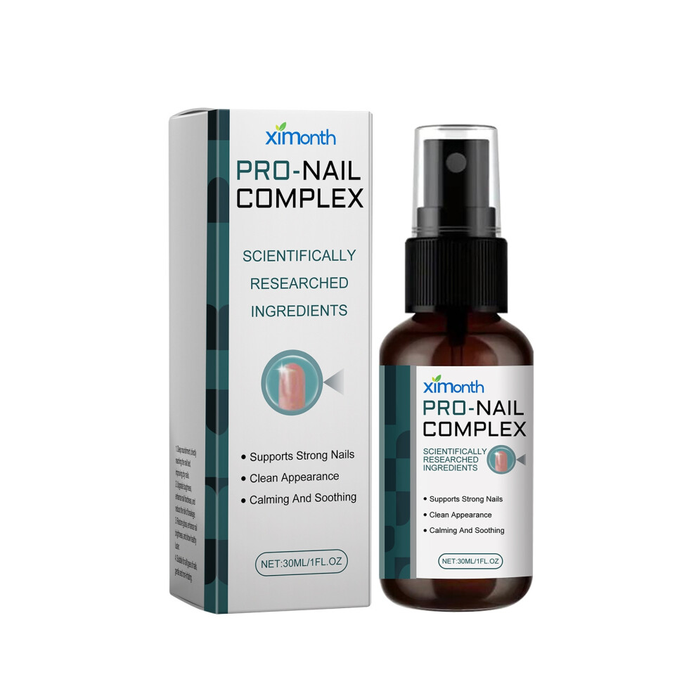 Gray Nail Care Spray - Moisturizing Treatment For Hands, Feet & Nails - Gentle Repair & Brightening Formula