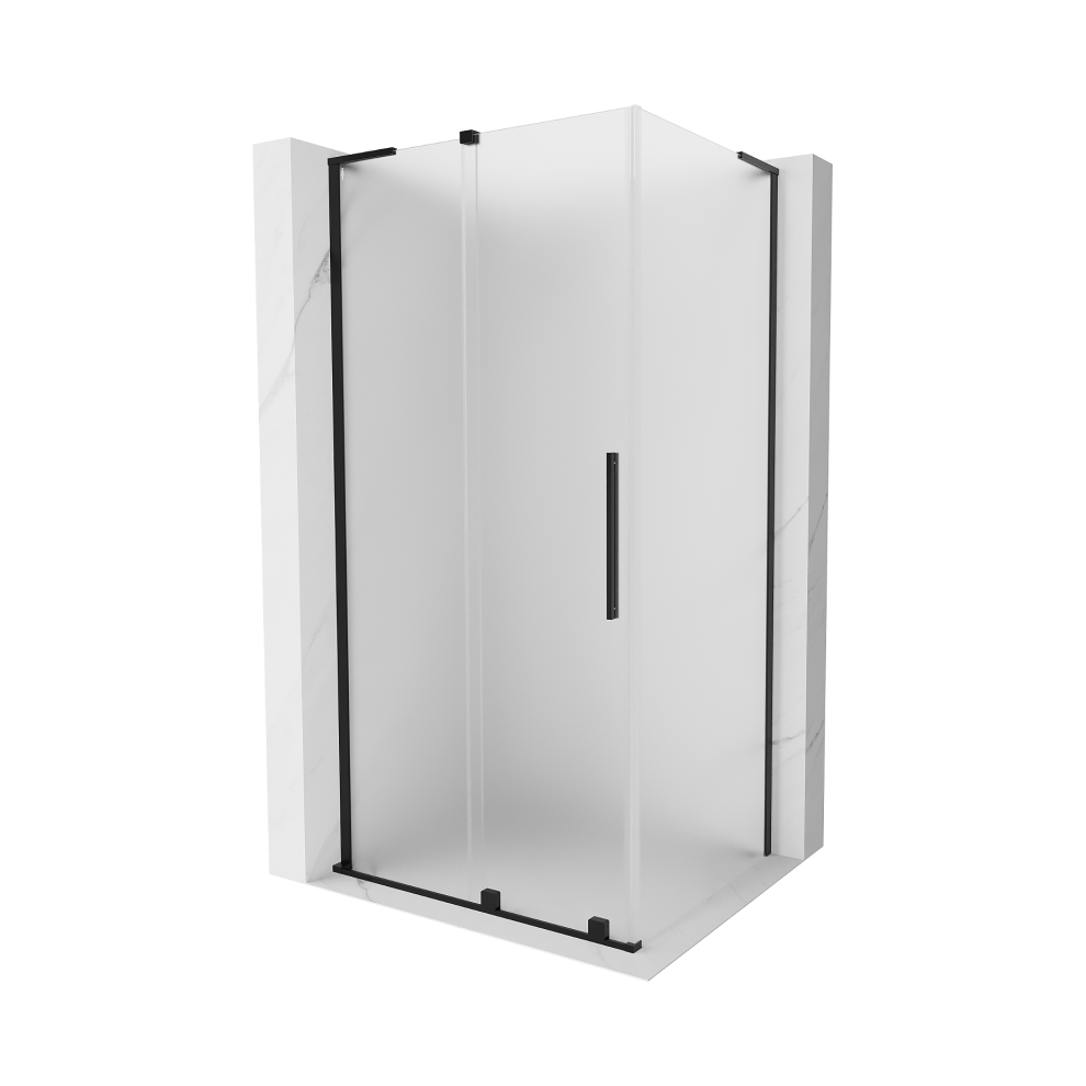 Mexen Velar L Sprchová Kabina Posuvná 110 X 85 Cm, Matná, čErná - 871-110-085-33-70-image