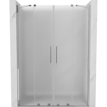 Mexen Velar Duo uși de duș glisante 160 cm, mat, crom - 871-160-000-32-01