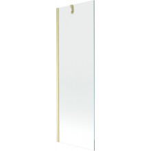 Mexen Next vanová zástěna 1-křídlová 60 x 150 cm, transparentní, zlatá kartáčovaná - 895-060-000-00-00-55
