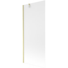 Mexen Next sprchová zástěna 1-křídlová 80 x 150 cm, mat, zlato kartáčované - 895-080-000-00-30-55