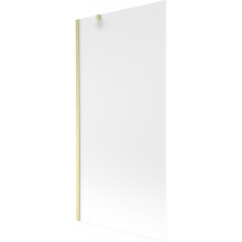 Mexen Next vana zástěna 1-křídlová 90 x 150 cm, mat, zlatý kartáčovaný - 895-090-000-00-30-55