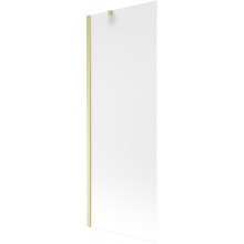 Mexen Next vanová zástěna 1-křídlová 70 x 150 cm, matný, zlatý kartáčovaný - 895-070-000-00-30-55